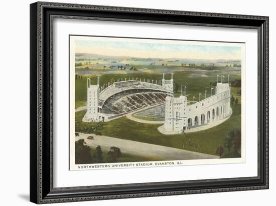 University Stadium, Evanston, Illinois-null-Framed Art Print