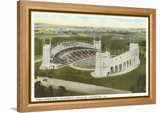 University Stadium, Evanston, Illinois-null-Framed Stretched Canvas