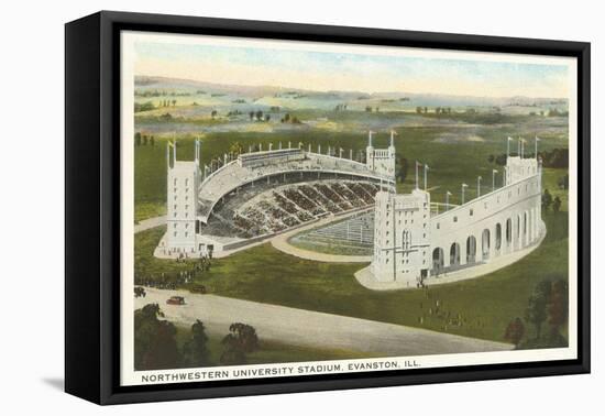 University Stadium, Evanston, Illinois-null-Framed Stretched Canvas