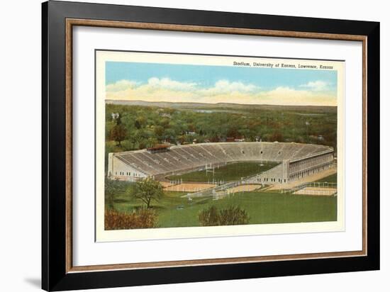 University Stadium, Lawrence, Kansas-null-Framed Art Print
