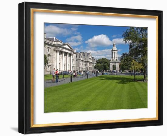 University Trinity College, Dublin, Republic of Ireland, Europe-Hans Peter Merten-Framed Photographic Print