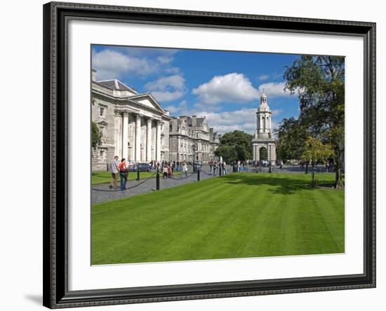 University Trinity College, Dublin, Republic of Ireland, Europe-Hans Peter Merten-Framed Photographic Print