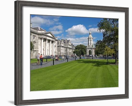 University Trinity College, Dublin, Republic of Ireland, Europe-Hans Peter Merten-Framed Photographic Print