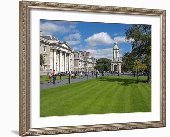 University Trinity College, Dublin, Republic of Ireland, Europe-Hans Peter Merten-Framed Photographic Print