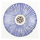 Blue Striped Bowl-Unknown 13th Century Persian Artisan-Art Print