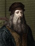 Portrait of Leonard De Vinci (1452-1519) (Leonardo Da Vinci), Italian Painter.-Unknown Artist-Giclee Print