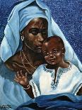 Black Madonna and Child-unknown Ballinger-Framed Art Print