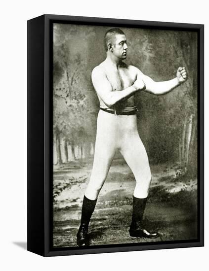 Unknown Boxer, c.1900-American Photographer-Framed Premier Image Canvas