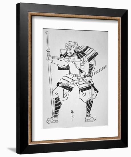 Unknown Japanese Warrior-Japanese School-Framed Giclee Print