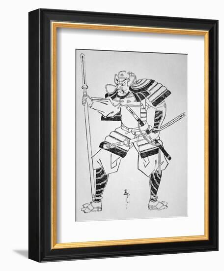Unknown Japanese Warrior-Japanese School-Framed Giclee Print
