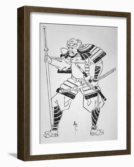 Unknown Japanese Warrior-Japanese School-Framed Giclee Print