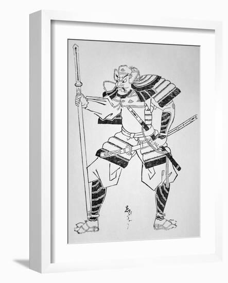 Unknown Japanese Warrior-Japanese School-Framed Giclee Print