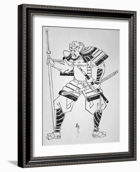 Unknown Japanese Warrior-Japanese School-Framed Giclee Print