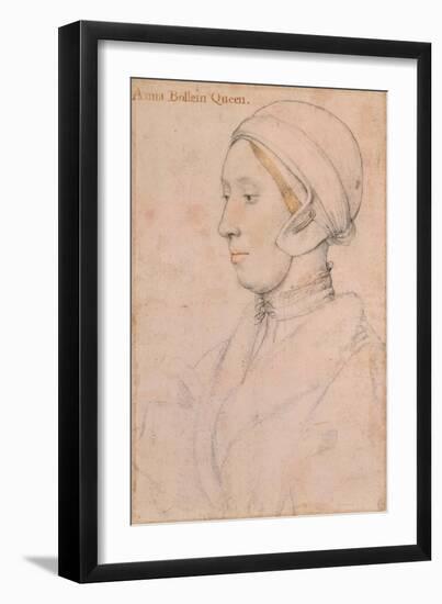 Unknown Lady (Anne Boley), 1536-Hans Holbein the Younger-Framed Giclee Print