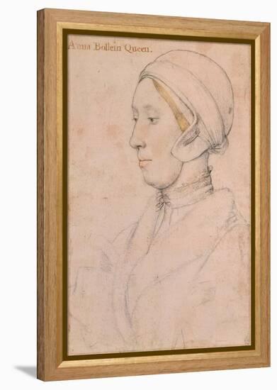 Unknown Lady (Anne Boley), 1536-Hans Holbein the Younger-Framed Premier Image Canvas