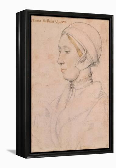 Unknown Lady (Anne Boley), 1536-Hans Holbein the Younger-Framed Premier Image Canvas
