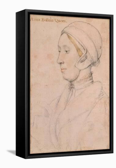 Unknown Lady (Anne Boley), 1536-Hans Holbein the Younger-Framed Premier Image Canvas