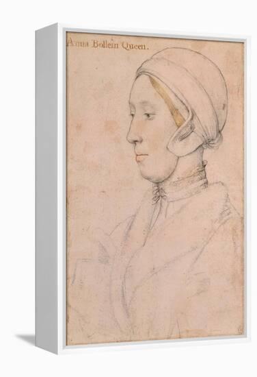 Unknown Lady (Anne Boley), 1536-Hans Holbein the Younger-Framed Premier Image Canvas