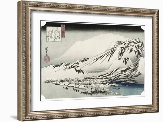 Unknown (Landscape)-Ando Hiroshige-Framed Giclee Print