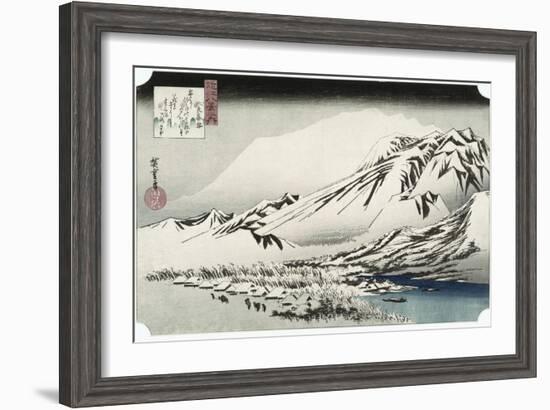 Unknown (Landscape)-Ando Hiroshige-Framed Giclee Print