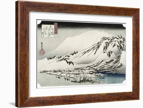 Unknown (Landscape)-Ando Hiroshige-Framed Giclee Print