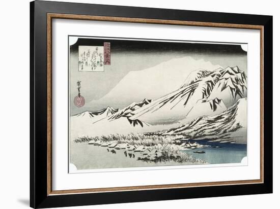 Unknown (Landscape)-Ando Hiroshige-Framed Giclee Print