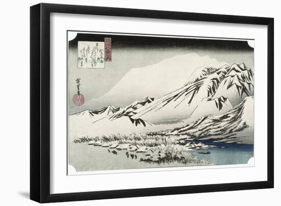 Unknown (Landscape)-Ando Hiroshige-Framed Giclee Print