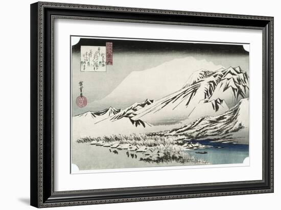 Unknown (Landscape)-Ando Hiroshige-Framed Giclee Print