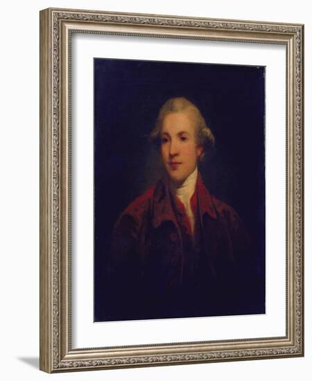 Unknown Man, Called Richard Brinsley Sheridan-Sir Joshua Reynolds-Framed Giclee Print