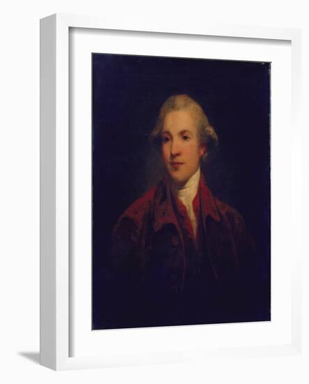 Unknown Man, Called Richard Brinsley Sheridan-Sir Joshua Reynolds-Framed Giclee Print