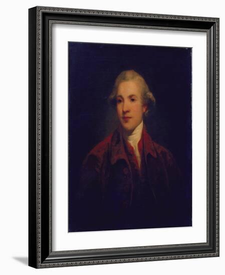 Unknown Man, Called Richard Brinsley Sheridan-Sir Joshua Reynolds-Framed Giclee Print