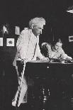 Mark Twain, American author, playing pool, c1900s(?)-Unknown-Photographic Print