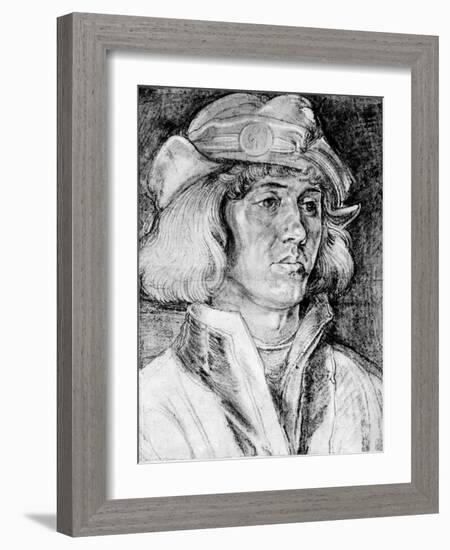 Unknown Portrait, 16th Century-Albrecht Durer-Framed Giclee Print