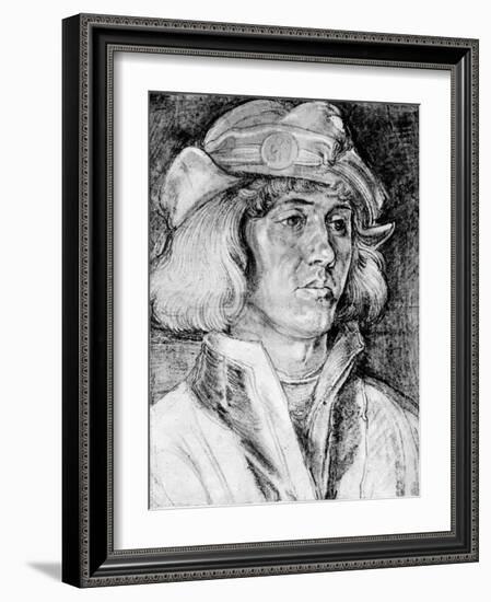 Unknown Portrait, 16th Century-Albrecht Durer-Framed Giclee Print