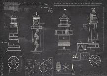Survey of Lighthouses-Unknown The Vintage Collection-Art Print
