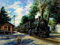 Train Morning Call-unknown Xaras-Art Print