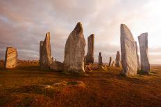 Callanish Standing Stones: Neolithic Stone Circle in Isle of Lewis, Scotland-unknown1861-Framed Photographic Print