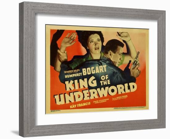 Unlawful, 1939, "King of the Underworld" Directed by Lewis Seiler-null-Framed Giclee Print