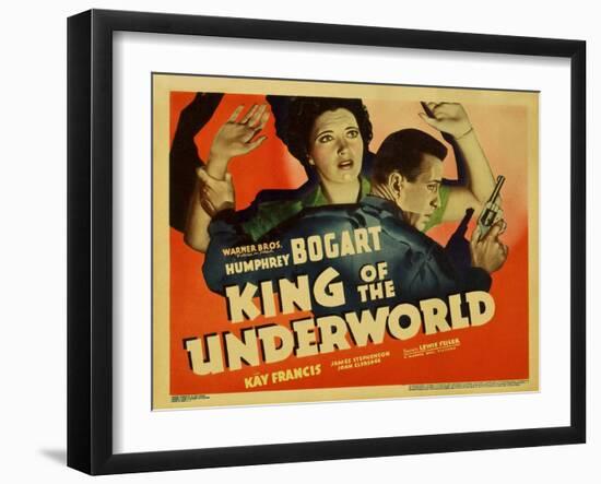 Unlawful, 1939, "King of the Underworld" Directed by Lewis Seiler-null-Framed Giclee Print