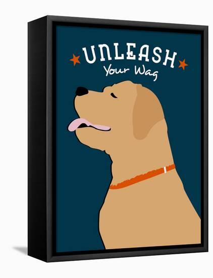 Unleash Your Wag-Ginger Oliphant-Framed Stretched Canvas