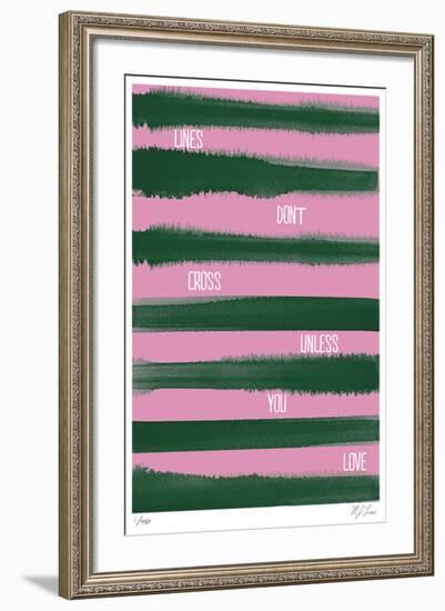 Unless You Love-Mj Lew-Framed Giclee Print