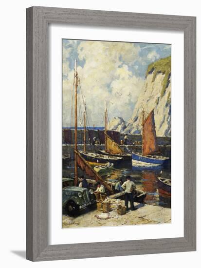 Unloading the Catch-Terrick Williams-Framed Giclee Print