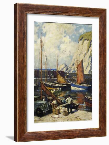 Unloading the Catch-Terrick Williams-Framed Giclee Print