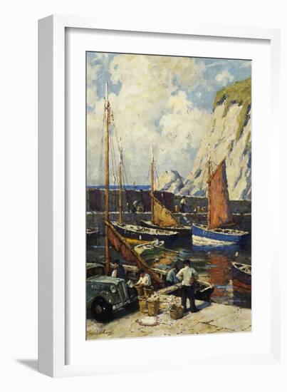 Unloading the Catch-Terrick Williams-Framed Giclee Print