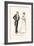 Unnecessary Kissing-Charles Dana Gibson-Framed Art Print