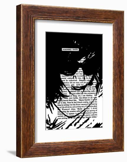 Unnecessary Trouble-John Clark-Framed Art Print