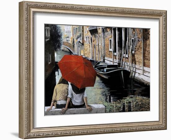 Uno Sguardo al Canale-Guido Borelli-Framed Giclee Print