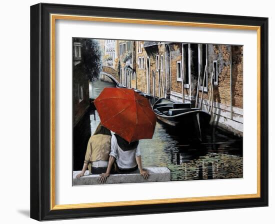 Uno Sguardo al Canale-Guido Borelli-Framed Giclee Print