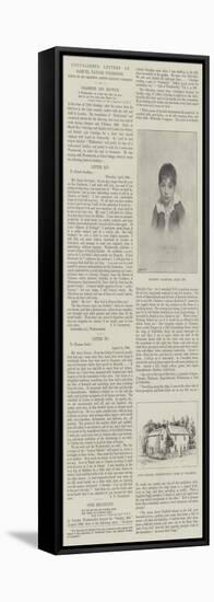 Unpublished Letters of Samuel Taylor Coleridge-null-Framed Premier Image Canvas