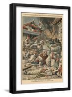 Unrest in Seoul, Korea, Illustration from 'Le Petit Journal', Supplement Illustre, 4th August 1907-French School-Framed Giclee Print